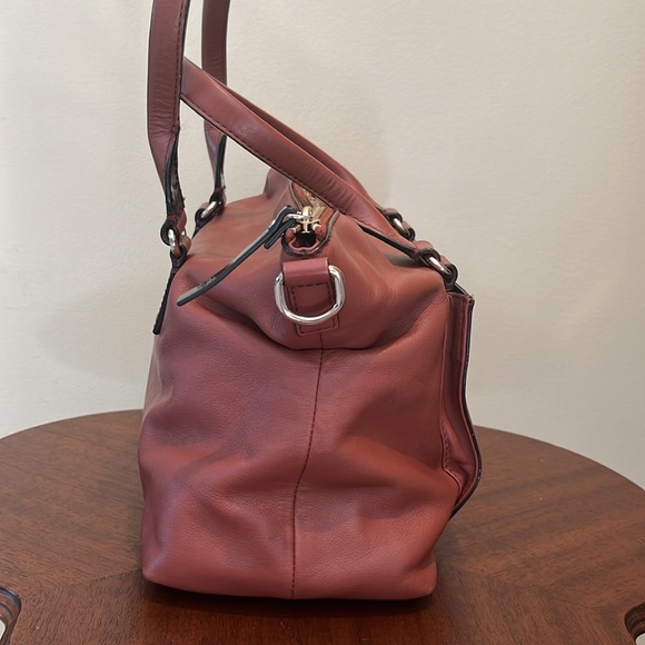 Kate Spade Satchel/Crossbody/shoulder bag turn lock Brown leather amazing cond - Picture 4 of 17